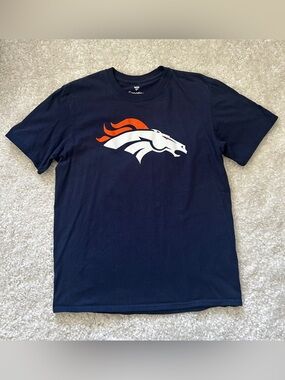 Fanatics Navy Denver Broncos Logo T-Shirt